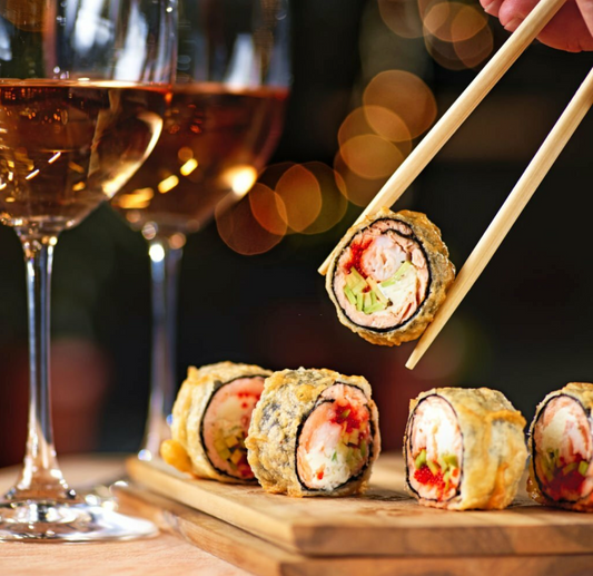 Sushi y vino: cómo encontrar la combinación perfecta