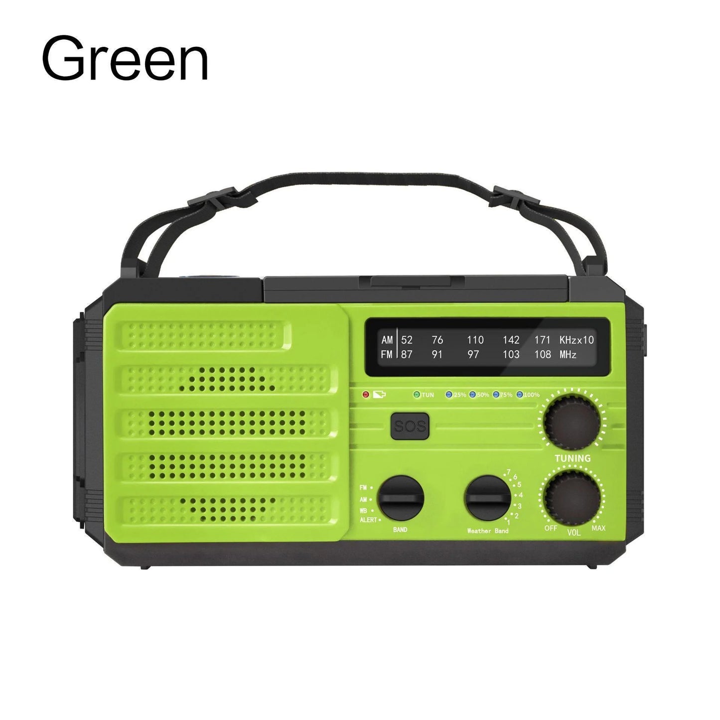 Radio de Emergencia Humpti WeatherPro – AM/FM/NOAA, Dinamo, Solar y Power Bank