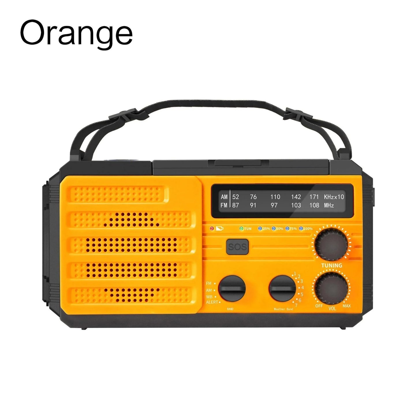 Radio de Emergencia Humpti WeatherPro – AM/FM/NOAA, Dinamo, Solar y Power Bank
