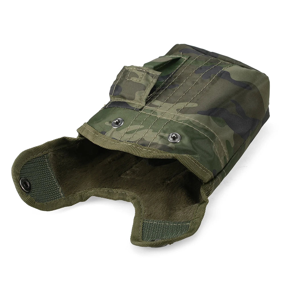 Cantimplora Militar Humpti 1 L – Con Funda Fieltro y Mosquetones