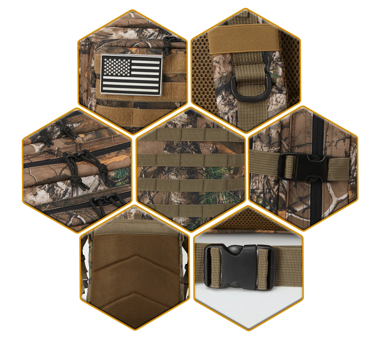 Mochila Táctica Humpti 45 L – MOLLE & Outdoor