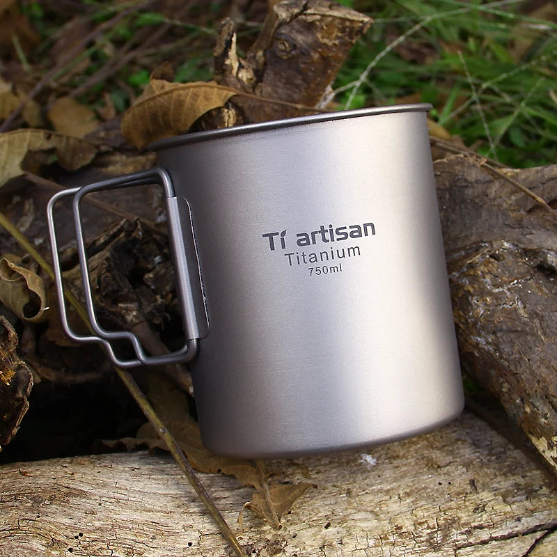 Taza Plegable Humpti Titanium – , Mango Abatible