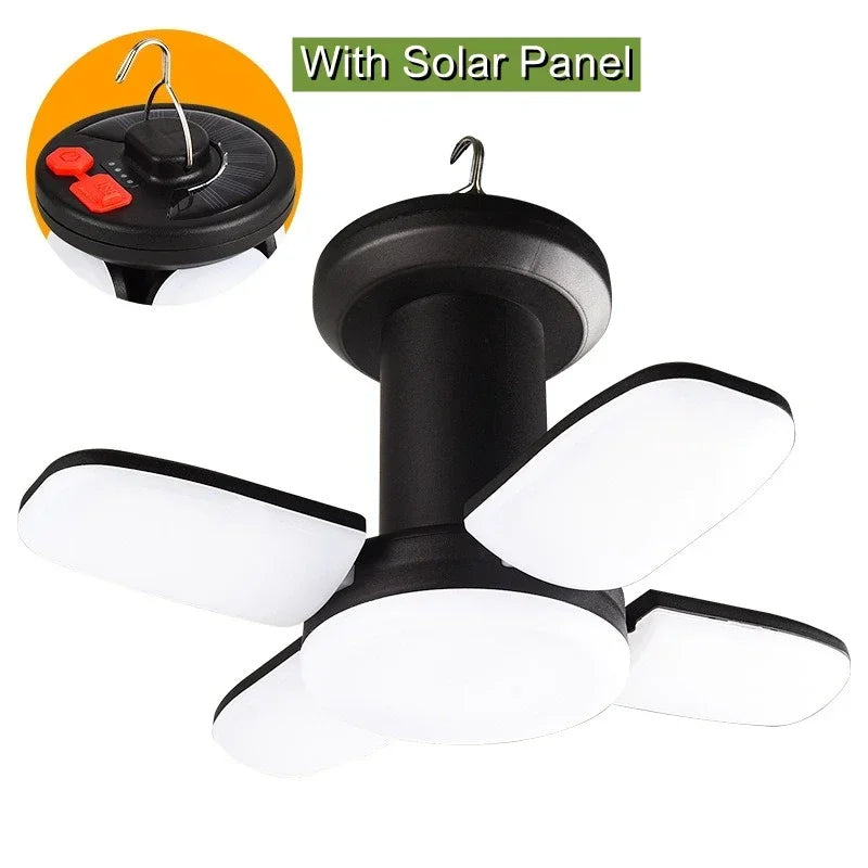 Linterna Solar Plegable Humpti 1000 lm – Batería 4500 mAh, Power Bank y 6 Modos