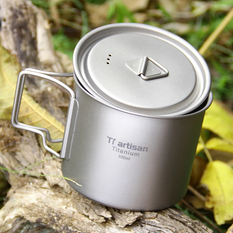Taza Plegable Humpti Titanium – , Mango Abatible