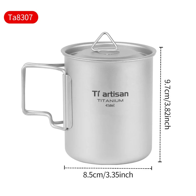 Taza Plegable Humpti Titanium – , Mango Abatible