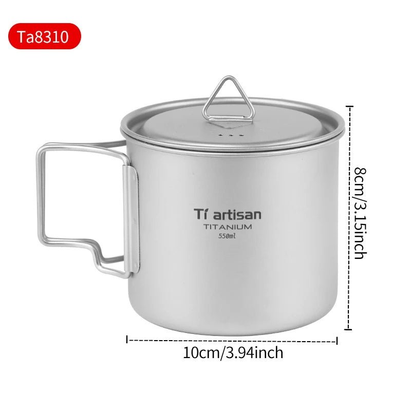 Taza Plegable Humpti Titanium – , Mango Abatible