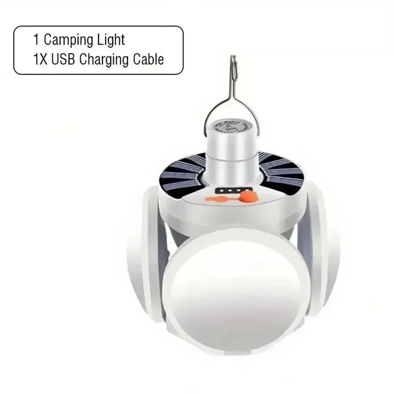 Linterna Solar Plegable Humpti 1000 lm – Batería 4500 mAh, Power Bank y 6 Modos