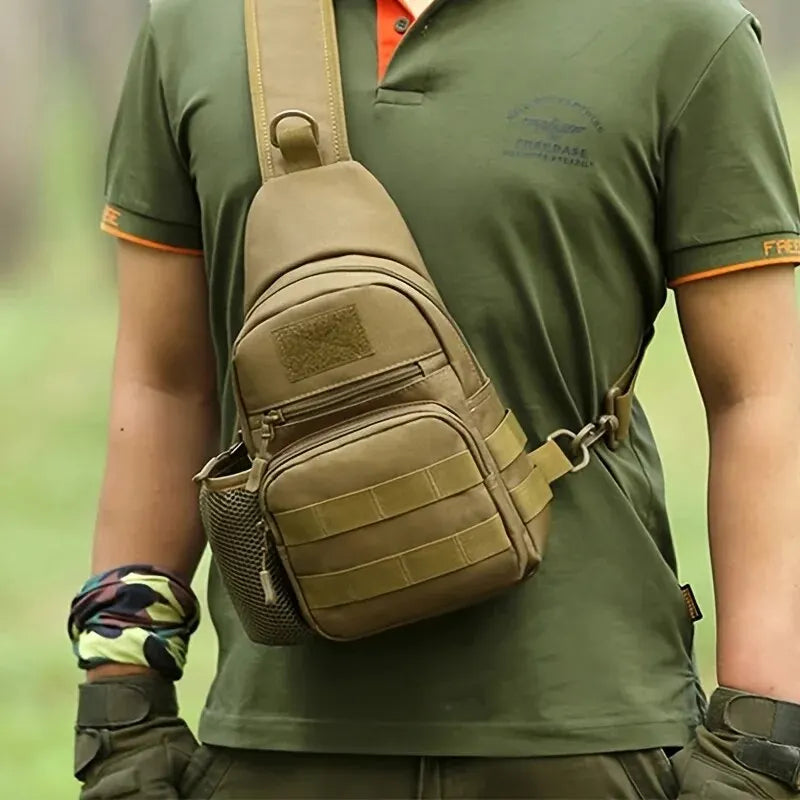 Military Shoulder Bag, Trekking Chest Sling Bag, Backpack For Hiking Outdoor Camping Fishing