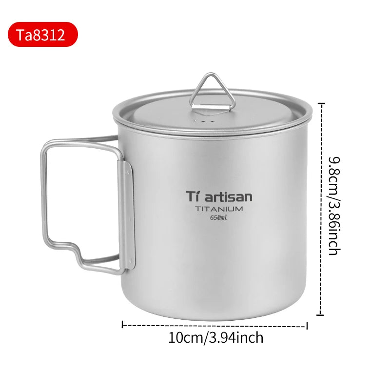 Taza Plegable Humpti Titanium – , Mango Abatible