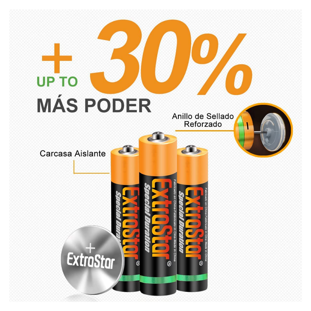 Pack 24 Pilas Recargables AA 2800 mAh NiMH