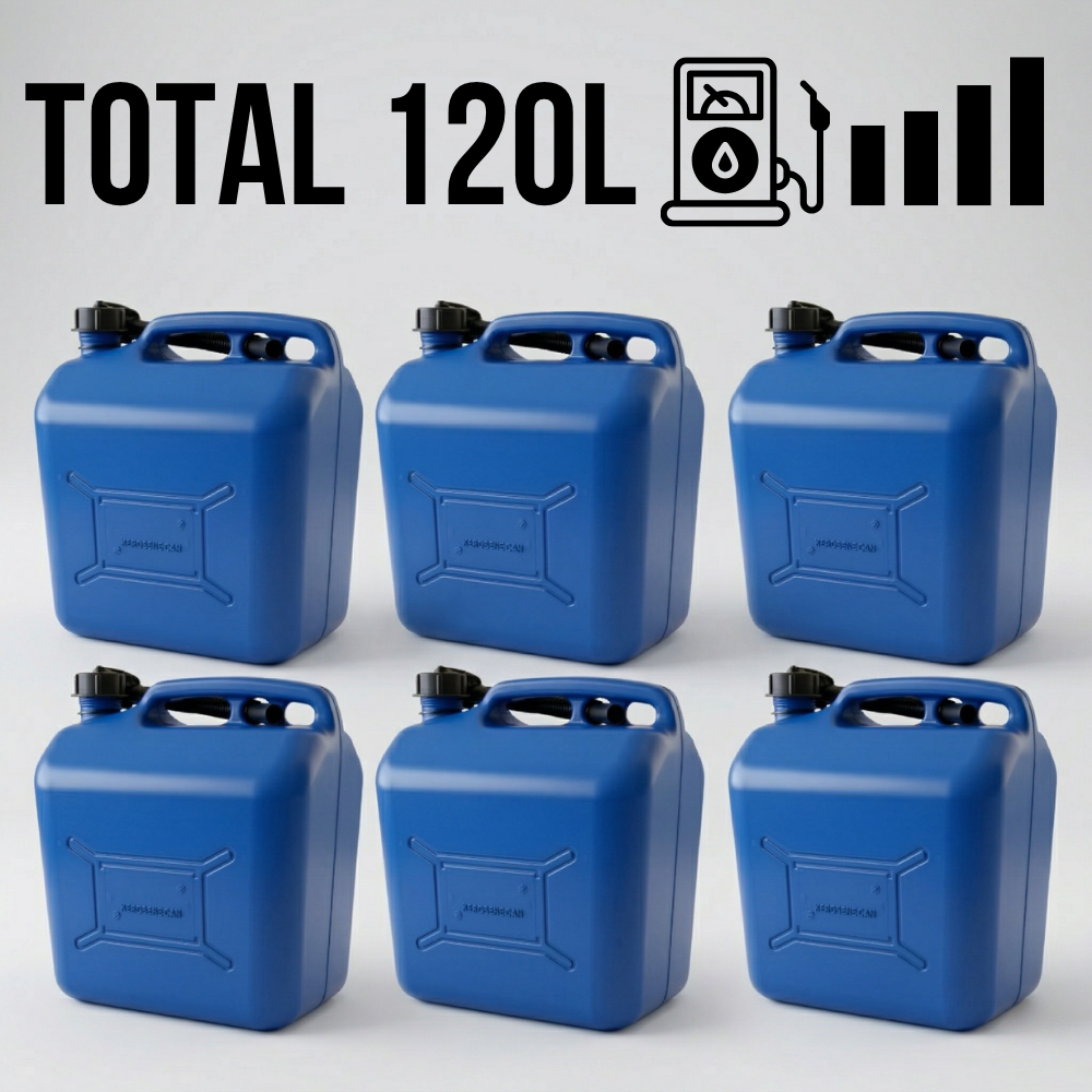 Bidón Combustible Homologado HUMPTI FuelSafe™ |10L / 20L | Gasolina y Diésel