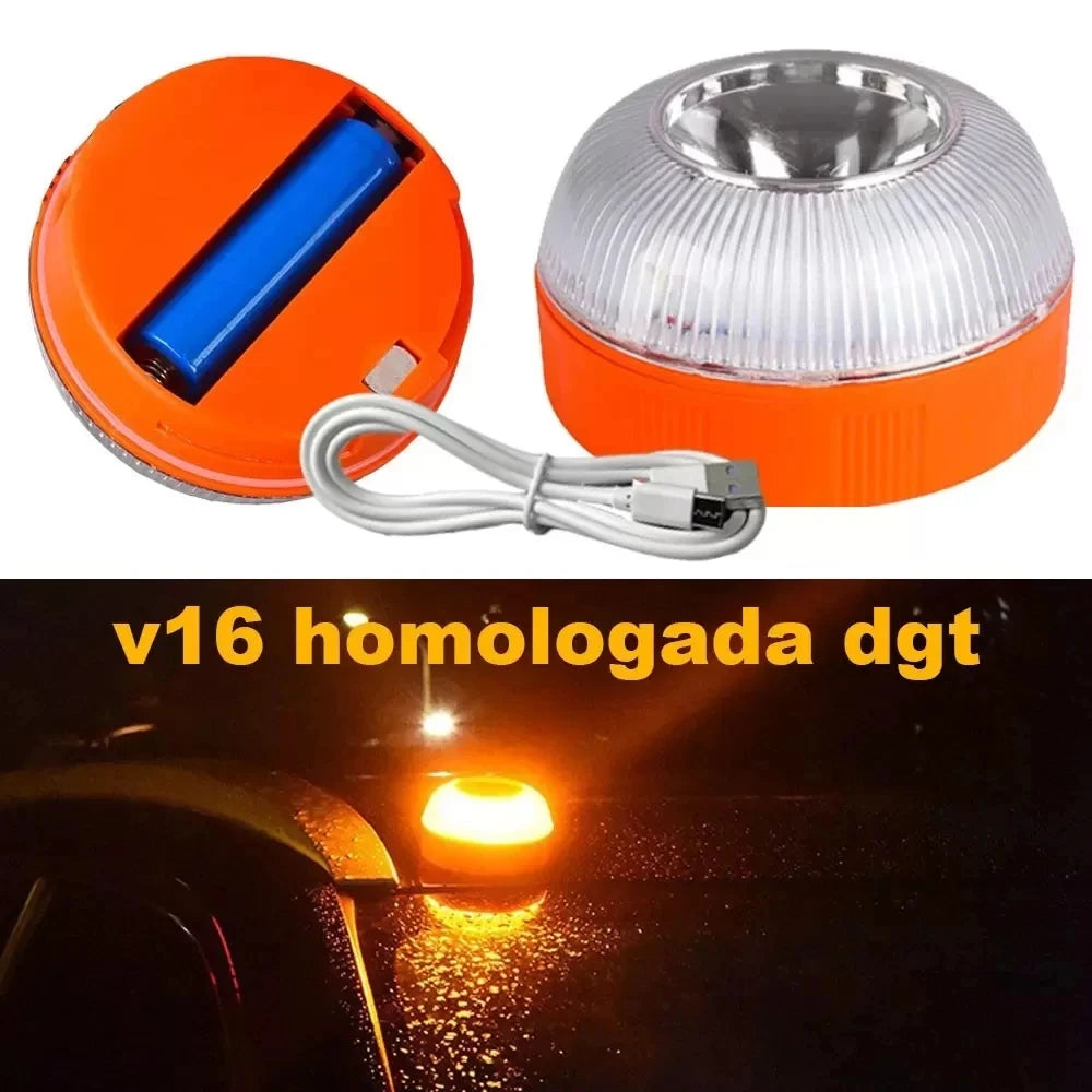 Luz de Emergencia V16 Humpti – Señalización y Linterna Todo-en-Uno