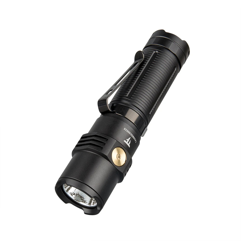 Trustfire MC5 High Power Led Flashlights 3300 Lumens Rechargeable Edc Magnetic Charging Use 21700 Battery Power Indicator Torchs