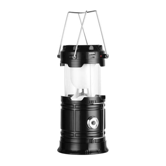 Linterna Solar Plegable Humpti 6 LED – USB, Power Bank y Gancho (IPX4)