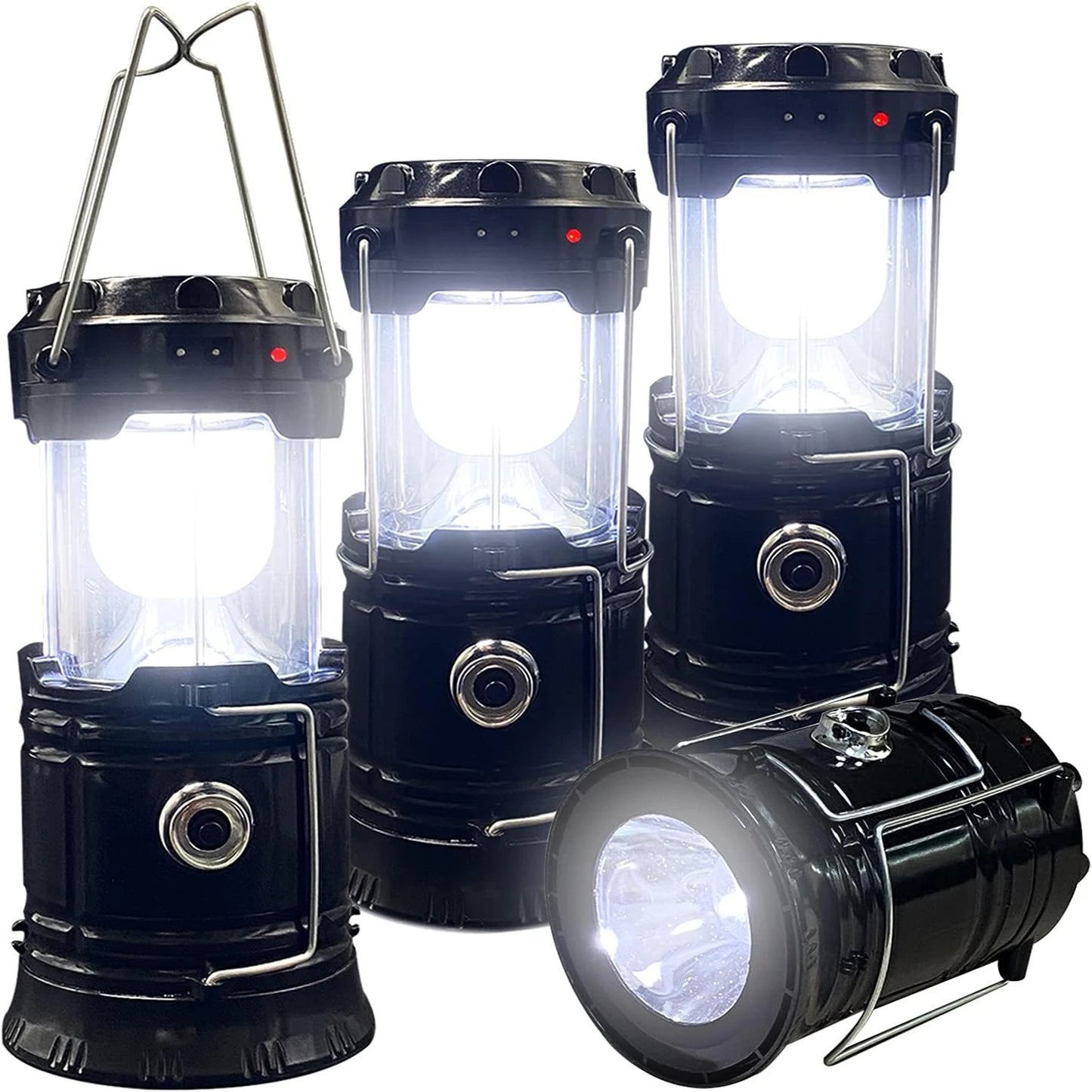 Linterna Solar Plegable Humpti 6 LED – USB, Power Bank y Gancho (IPX4)
