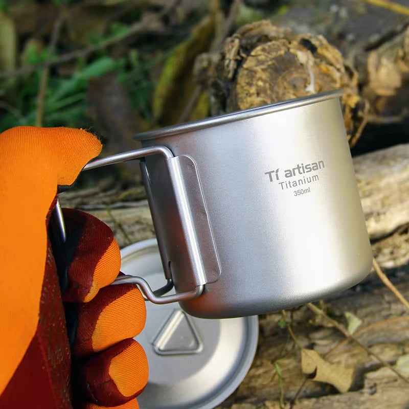 Taza Plegable Humpti Titanium – , Mango Abatible