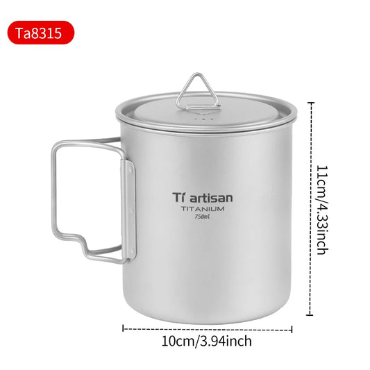 Taza Plegable Humpti Titanium – , Mango Abatible