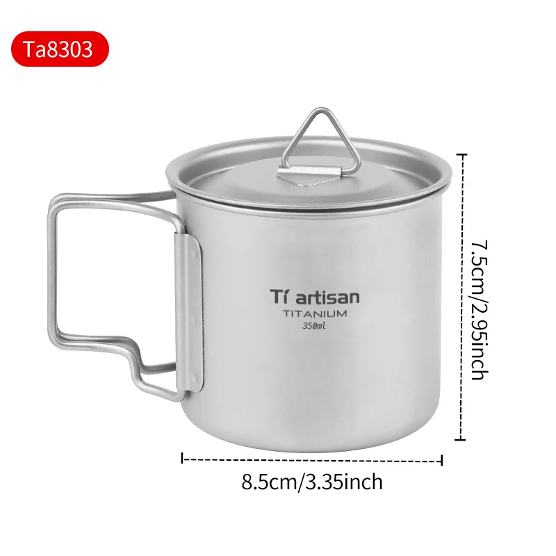 Taza Plegable Humpti Titanium – , Mango Abatible