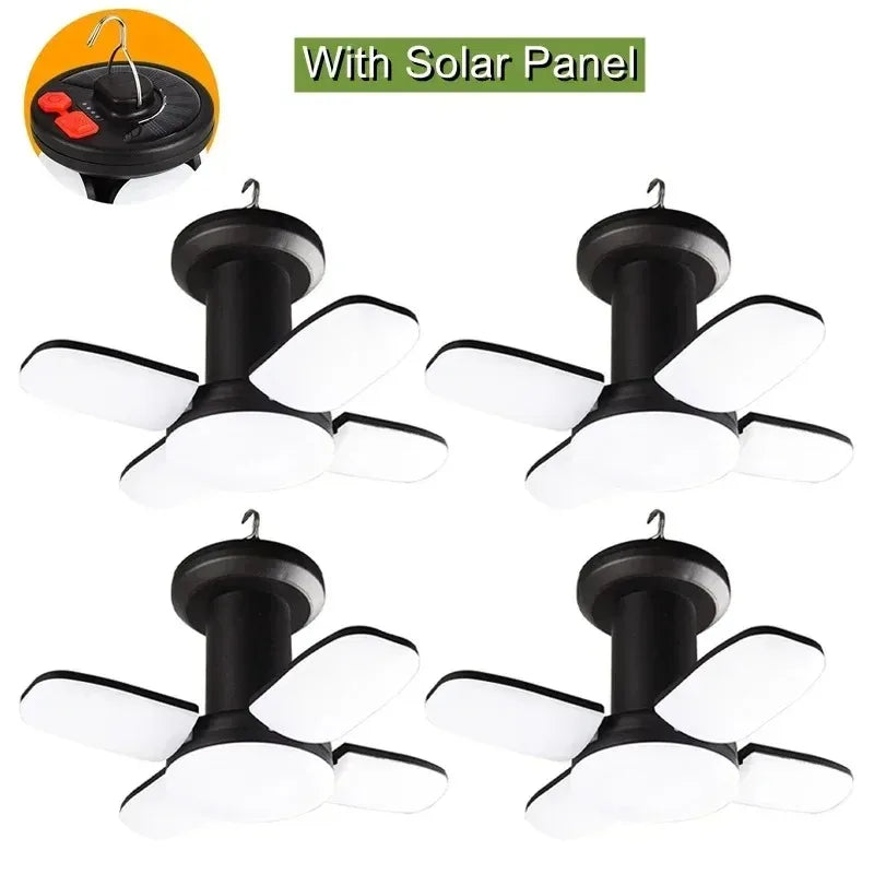 Linterna Solar Plegable Humpti 1000 lm – Batería 4500 mAh, Power Bank y 6 Modos